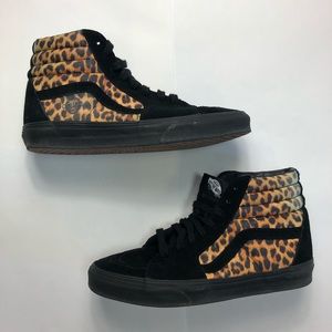 Leopard Print Vans Sk8 Hi Sneakers Men’s